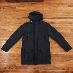 Land's End Men's Squall Parka - Size M/T - Black